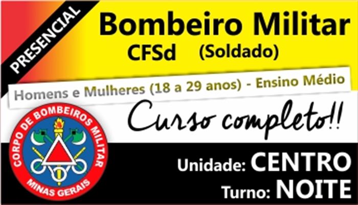 CFSd CBMMG TURMA1NC                 INÍCIO:03/09/18        TURMA:EM_ANDAMENTO               