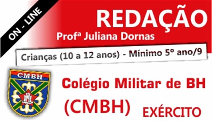 REDAÇÃO COLÉGIOS MILITARES ON-LINE  -  PROFESSORA JULIANA DORNAS