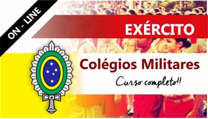 COLÉGIOS MILITARES 2022    6ºANO/FUNDAMENTAL   CURSO_COMPLETO    MODALIDADE:ON_LINE  +APOSTILA_EBOOK(OPCIONAL)