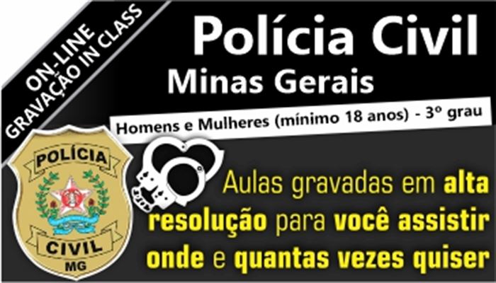 Concurso PC MG Investigador / Escrivão - Noções de Criminologia 