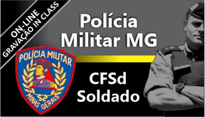 CFSD PMMG (SOLDADO)  TURMA DE TEORIA/EXERCÍCIOS ON-LINE GRAVADO_IN_CLASS     INÍCIO:20_11_2023   TURMA_EM_ANDAMENTO 