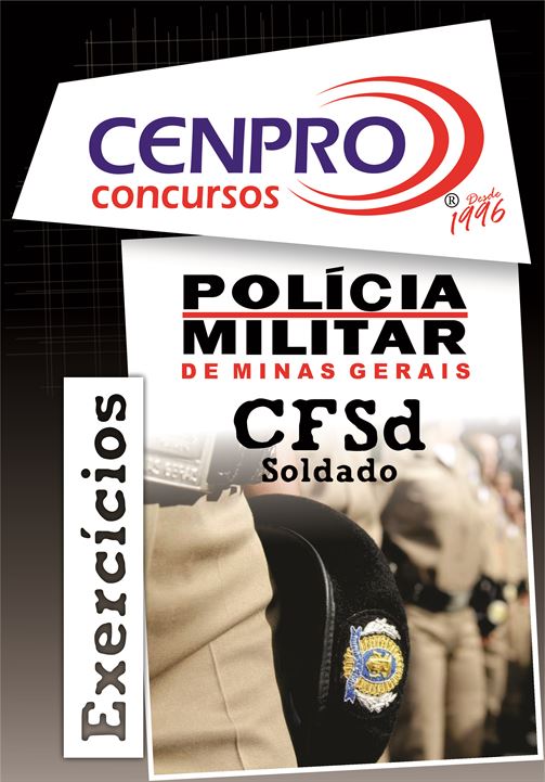 CADERNO DE EXERCÍCIOS CFSd PMMG SUPERIOR 2018_CÓD.2596-00-18